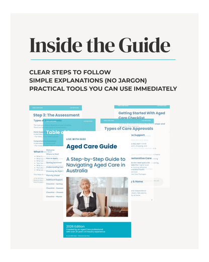 Live With Ease™ Your Guide to Navigating Aged Care in Australia