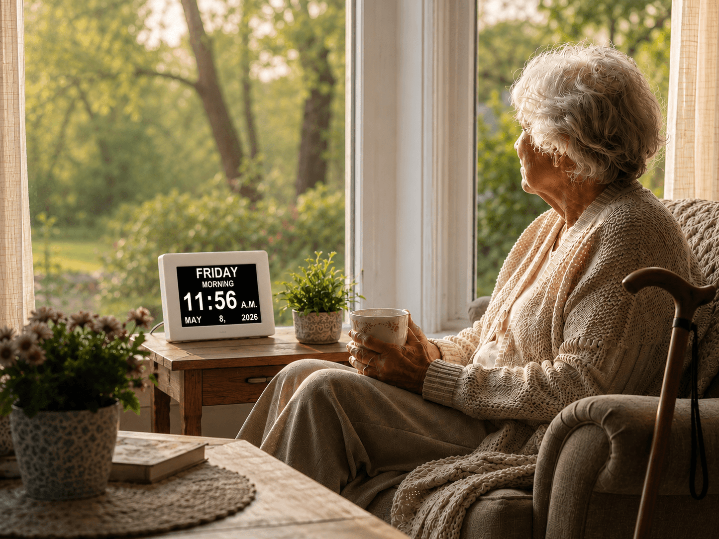 Live With Ease™ LED Digital Clock