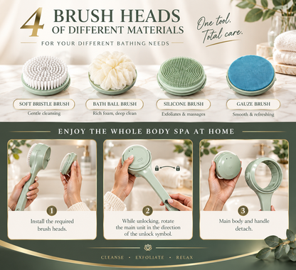 Live With Ease™ Body Buzz Motorised 360° Spinning Body Brush