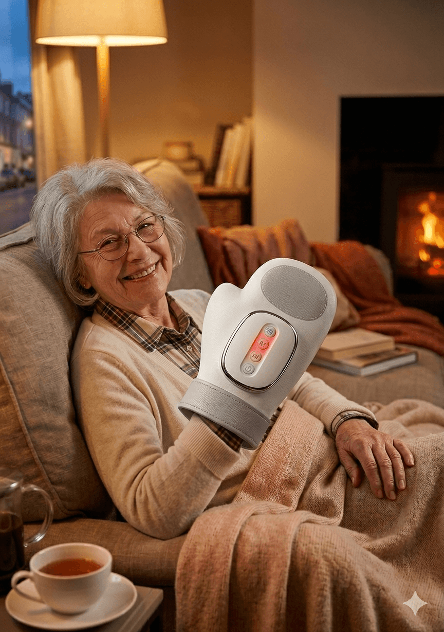Live With Ease™ Cordless Hand Massager with Heat & Compression