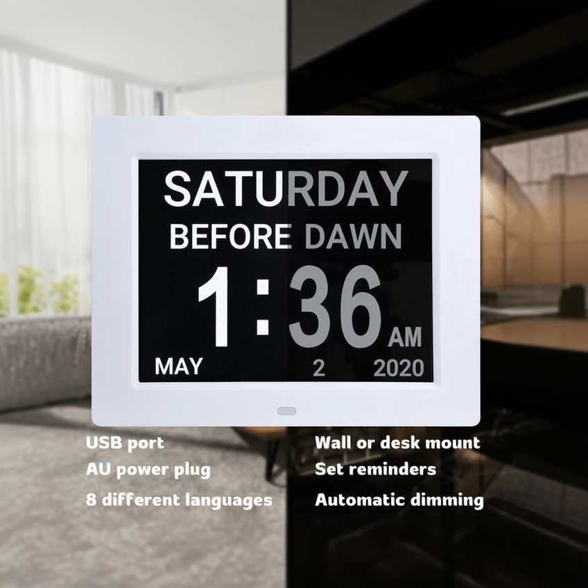 Live With Ease™ LED Digital Clock